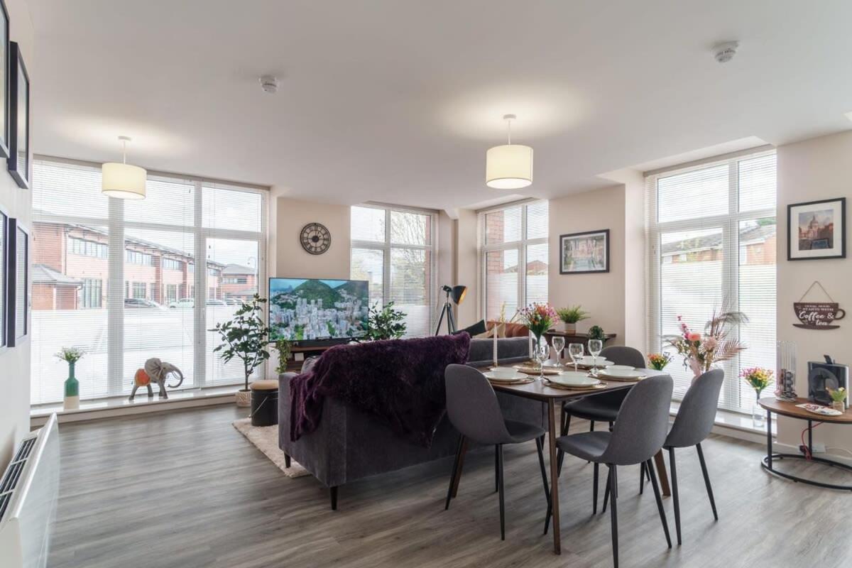 2 Bedroom Modern Apartment In Manchester Exteriér fotografie